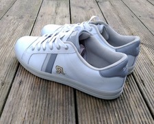 white leather daps