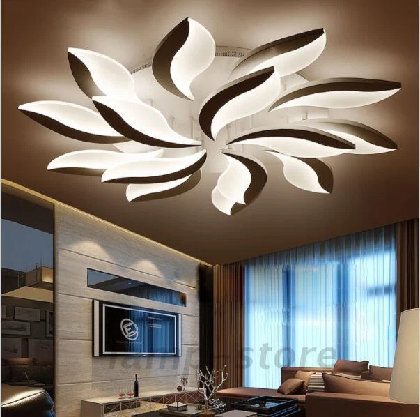 New Acrylic Modern Led Ceiling Lights Living Study Room Ceiling