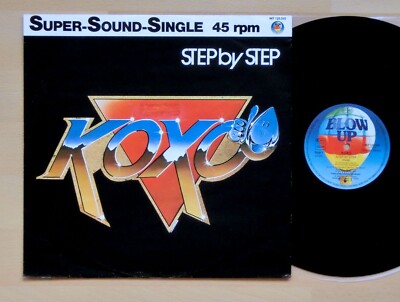 Koxo - Step By Step 1982 12'' Maxi Blow Up INT 125.510 + PS / Italo DISCO VG++