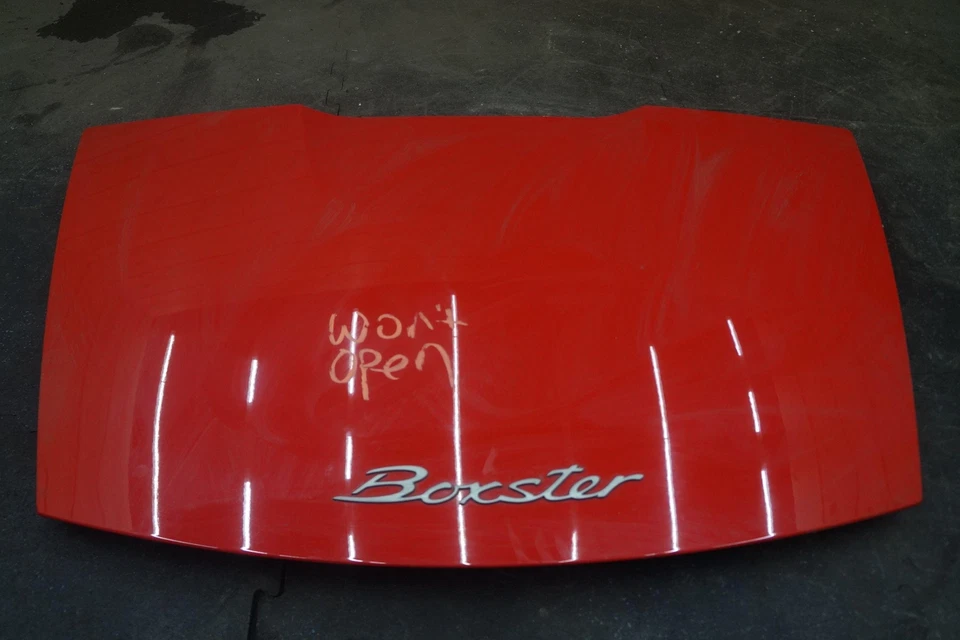 Rear Trunk Deck Engine Cover Lid Panel 98751201100 Porsche Boxster 987 2005-12 Foto 2 de 4