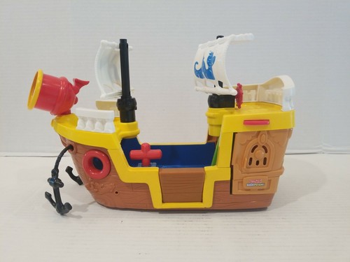 Fisher Price Little People Lil nave pirata in ottime condizioni - Spedizione gratuita - Foto 7 di 7