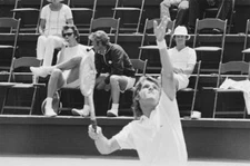Clint Eastwood in conversation with an unspecified pipesmoker 1971 Old Photo