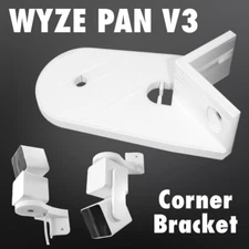 WYZE CAM PAN V3 Corner Mount Wall Bracket for Hanging Security Camera 3D Printed
