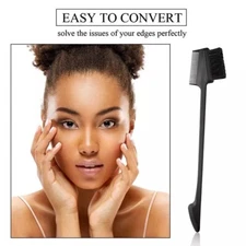 Edge Control Eyebrow Hair Comb Brush Double Sided Combo