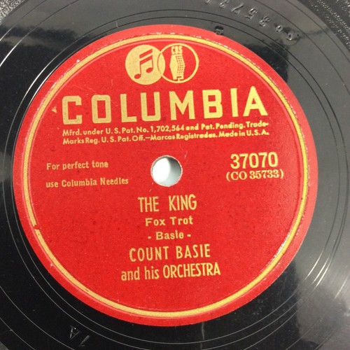 Count Basie and his Orchestra 78 rpm Schallplatte The King Foxtrott Columbia - Bild 2 von 8
