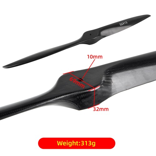 Carbon Fiber Propeller 32x12 28x10 24x9 20x16 19x10in for RC Gas Model Airplane - Picture 10 of 15