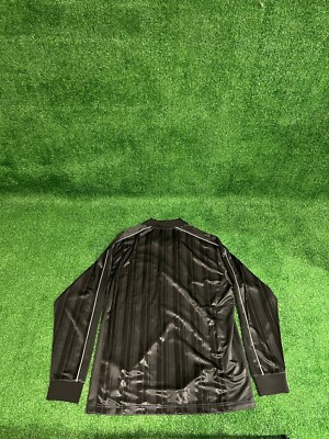 Kith Pinstripe Tricot Panelled Tap In Polo Black Oyster Size L | eBay