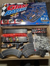 Tomy AFX Mega-G Giant Raceway HO Slot Car Set 4 Cars 