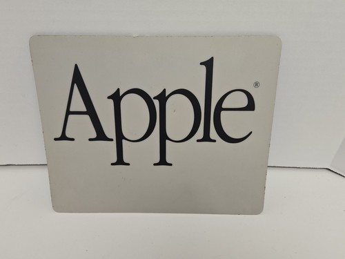 Vintage Apple Computer Mouse Pad 1980s-1990s Logo Rare Original Accessory