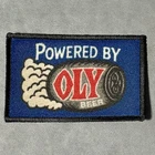 Oly Olympia Beer Patch Badge Retro Vintage Powered by Oly Brewery Brewing
