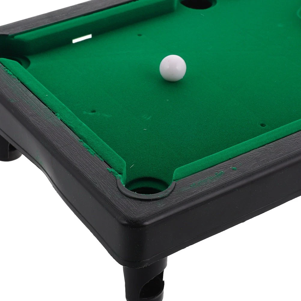 Mini Tabletop Pool Table for Kids Plastic Portable Billiards Play Game