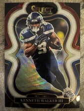 2025 Panini Select Kenneth Walker III Suite Level Tri Color Prizm #165 /199