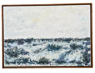 ORIGINAL Öl Bild Gemälde Landschaft Abstrakt Malerei Kunst Modern HANDGEMALT - Bild 1 von 4