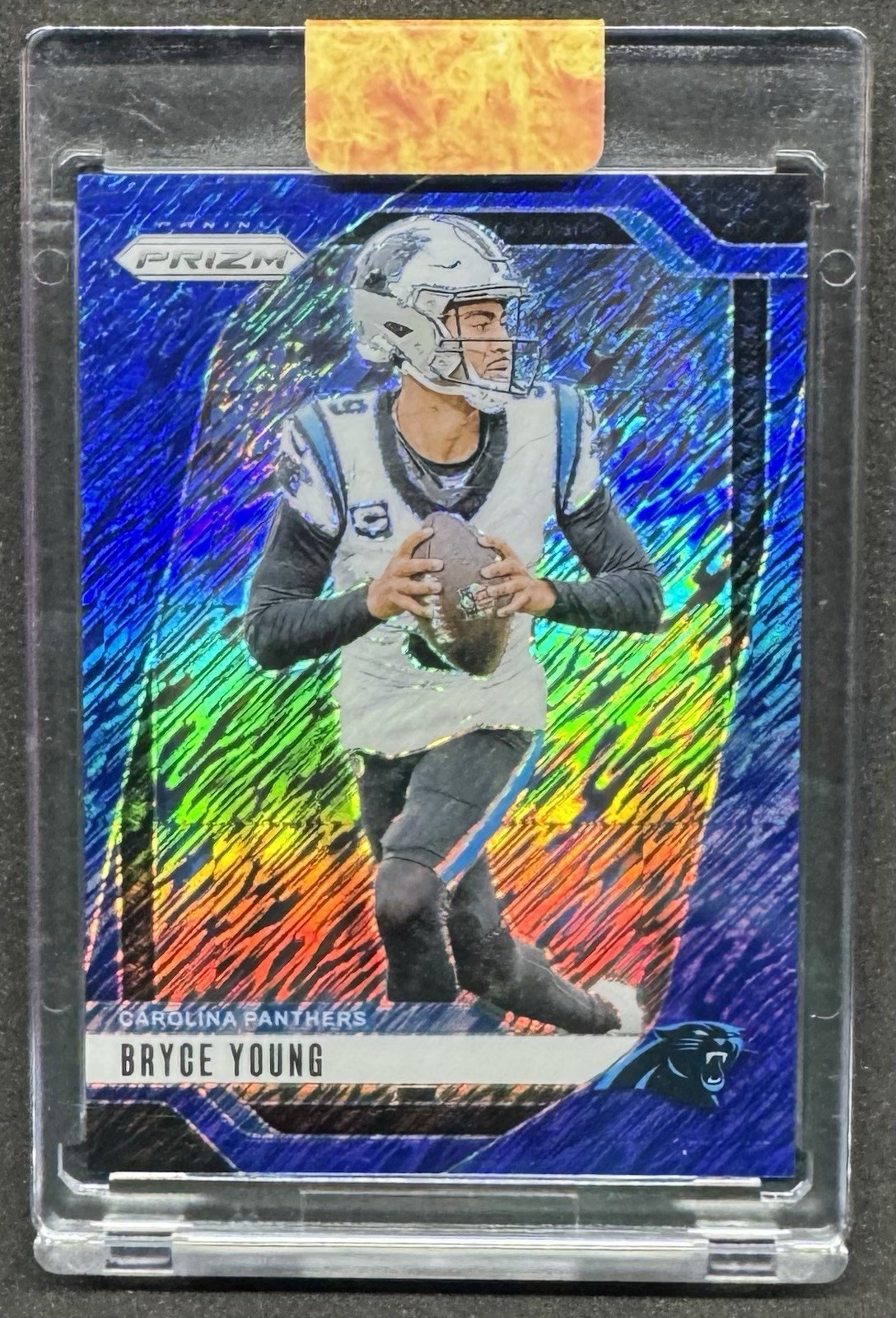 2024 Panini Prizm - Bryce Young #37 Blue Shimmer Prizm /25 9/25 Jersey Number!