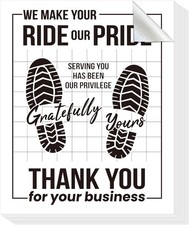 200 Pcs Paper Floor Mats for Cars 17"x22.5", Disposable Floor Mats for Car Detai