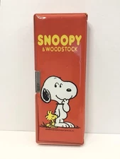 Vintage Snoopy Pencil Case BTS Woodstock Peanuts School Supplies