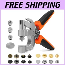 Snap Button Kit with Pliers & 40 Sets - Leather Crafting