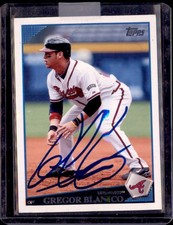 2008 Topps #352 Braves Gregor Blanco  Auto/ Signed IP