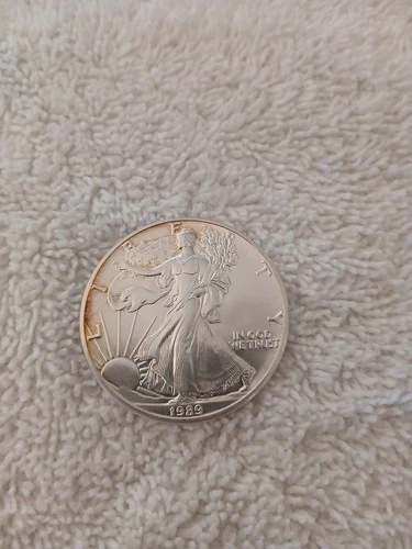 1989 American Eagle US Mint Vtg-999 Silver 1 Oz Ounce Art Round Coin Bullion 8y