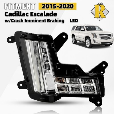 LED Fog Light Lamp w/ Crash Brake For 2015-2020 Cadillac Escalade - Passenger