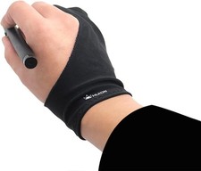 HUION Artist Glove for Drawing Tablet 1 Unit of Free Size, Good black