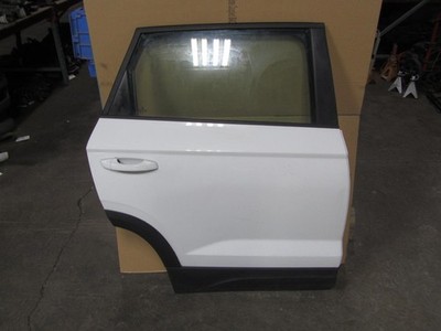 22-24 VOLKSWAGEN TAOS Right Passenger Side Rear Door Pure White green tint 