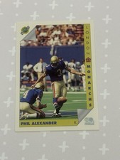 1992 Ultimate World League Of American Football Phil Alexander #73 London (Q)