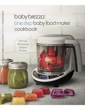 Baby Brezza Organic Food Cookbook - Easy 1 Count Pack of 1 , White