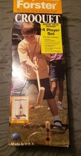 Croquet Set 4 Player Vintage Forster Kids 1994 USA Sealed