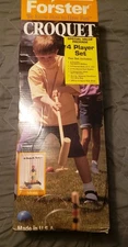 Croquet Set 4 Player Vintage Forster Kids 1994 USA Sealed
