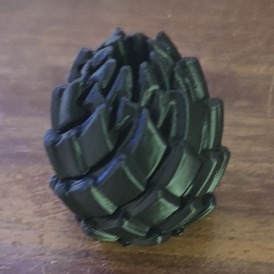 3d printed fidget / dragon egg