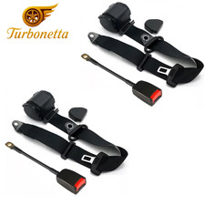 For All 2001 Mazda Tribute Front Seat Belts 2pcs Sedan Adjustable Safety