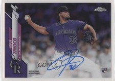 2020 Topps Chrome Rookie Purple Refractor 20/250 Jesus Tinoco #RA-JT Auto w5b