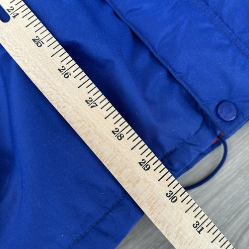 Vintage Sierra Designs Mens Down Parka Jacket Blue Hooded Coat Size Large *Read* - Picture 14 of 16