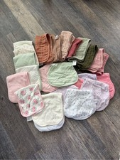 Multi-Pack Muslin Baby Burp Cloths - Pastel Mix