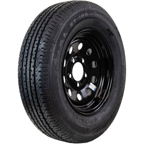 Radial Trailer Tire Assembly, ST175/80R13 6PR ON 13X4.5 5LUG Black ...