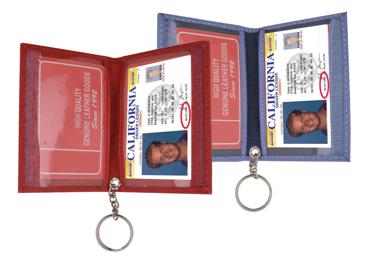Drivers license deals holder keychain