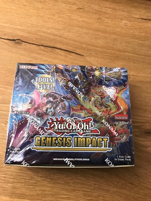 Yu-Gi-Oh! Genesis Impact Display English Ovp 1.Auflage Collectors Rare GEIM-EN