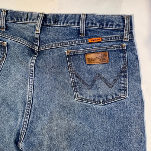 Wrangler Workwear Men's FR Relaxed Fit Jean 40x32 HRC2 2112 DARK WASHED DEMIN - 第 4/5 張圖片