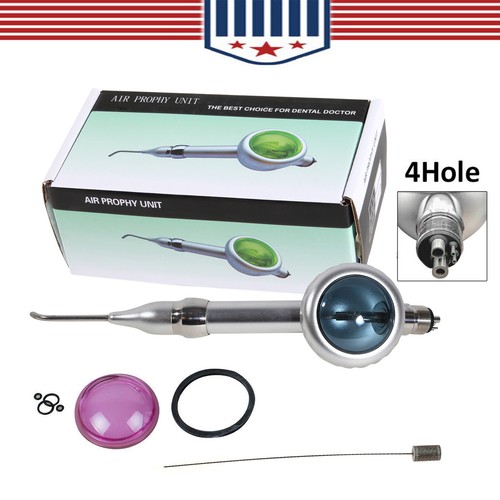 Dental Polisher Air flow Polishing prophy jet Handpiece teeth sand white 4Holes - Picture 13 of 14