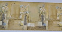Wallquest Flowers In Vases Earth Tones Prepasted Wallpaper Border 5 Yards Wallquest Flowers In Vases Earth Tones Prepasted Wallpaper Border 5 Yards