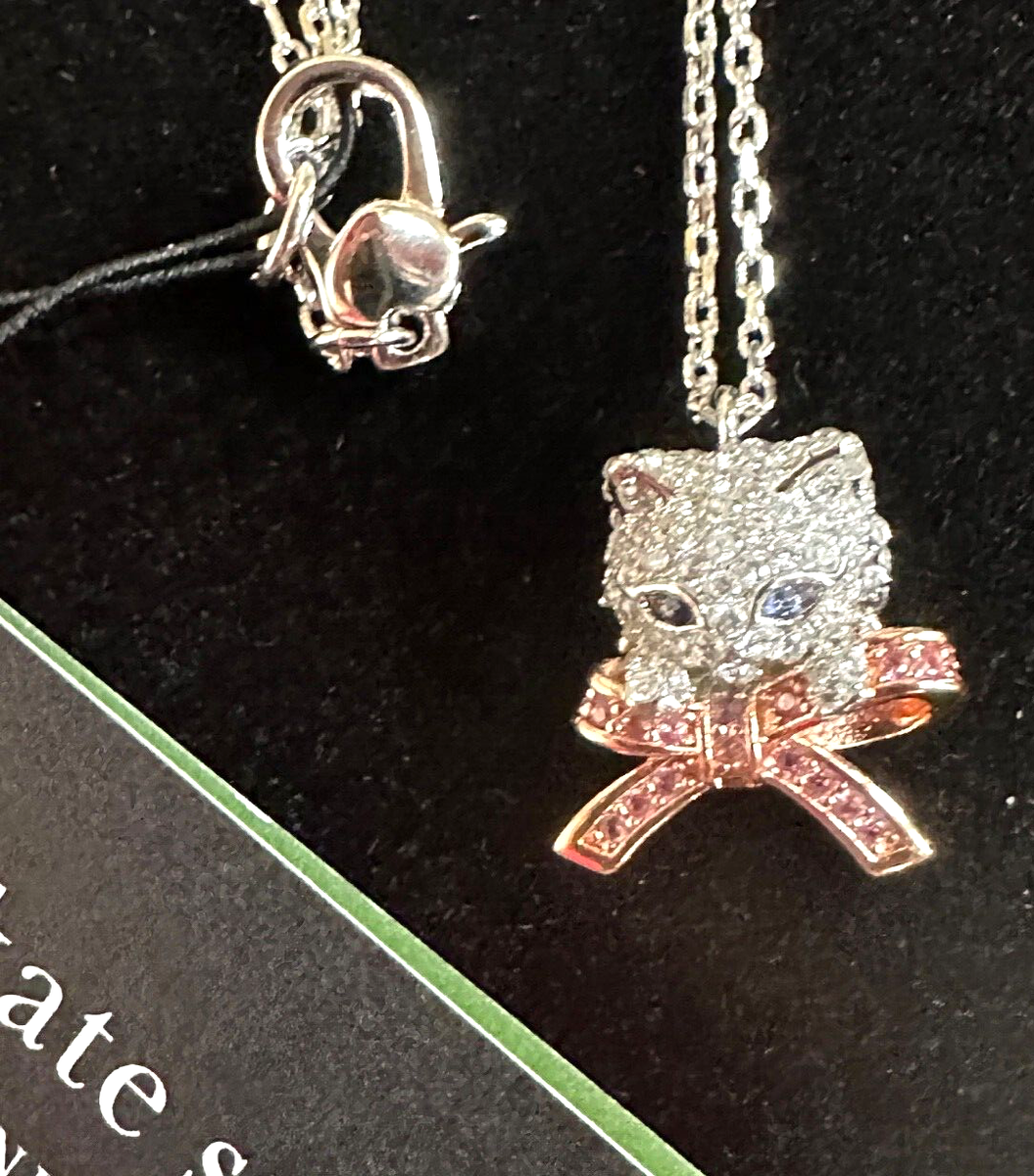 【kate spade】リュクスな猫ちゃん♪ Pawlina Mini Pendant ★ Kate Spade New York Pawlina Mini Pendant | Zappos.com