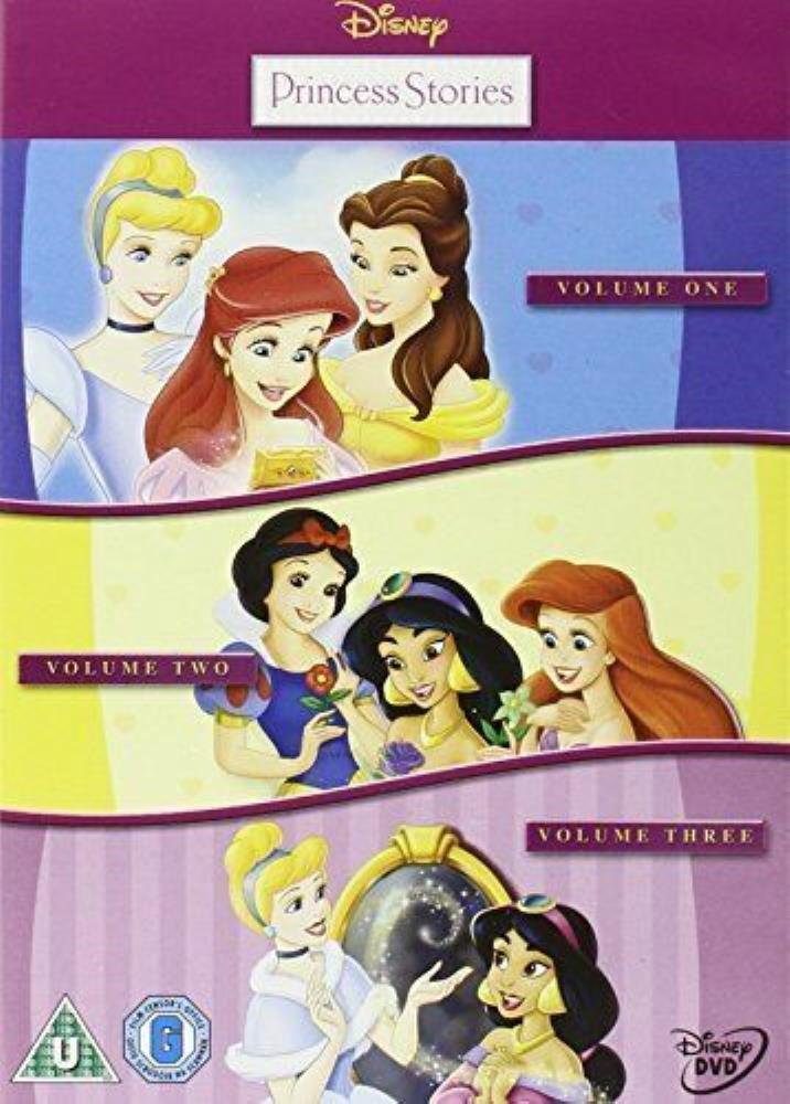 Disney Princess Stories: Volumes 1-3 DVD (2008) FREE SHIPPING