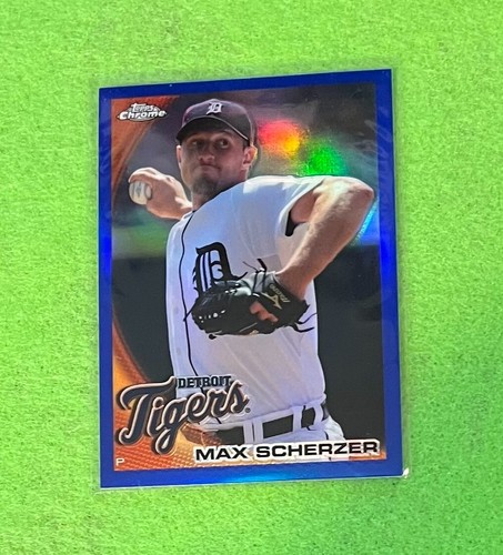 Max Scherzer 2010 Topps Chrome 70 Blue Refractor 161/199