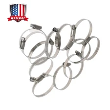 12x Carb Carburetor Intake Boot Insulator Clamps Bands Kit for Honda CB750F US 