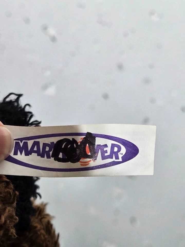 Vintage 2000 Mary Meyer Brown & Black Dog Plush Stuffed Animal Vtg 2000s Y2K - image 4 of 4