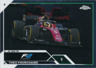 THEO POURCHAIRE #130 2023 Topps Chrome F1 Formula 1 F2 ART GRAND PRIX