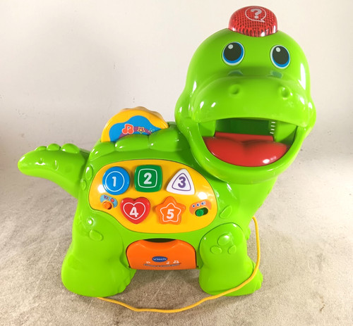 VTech Chomp and Count Dino Only No Coins Included Interactive Educational Toy