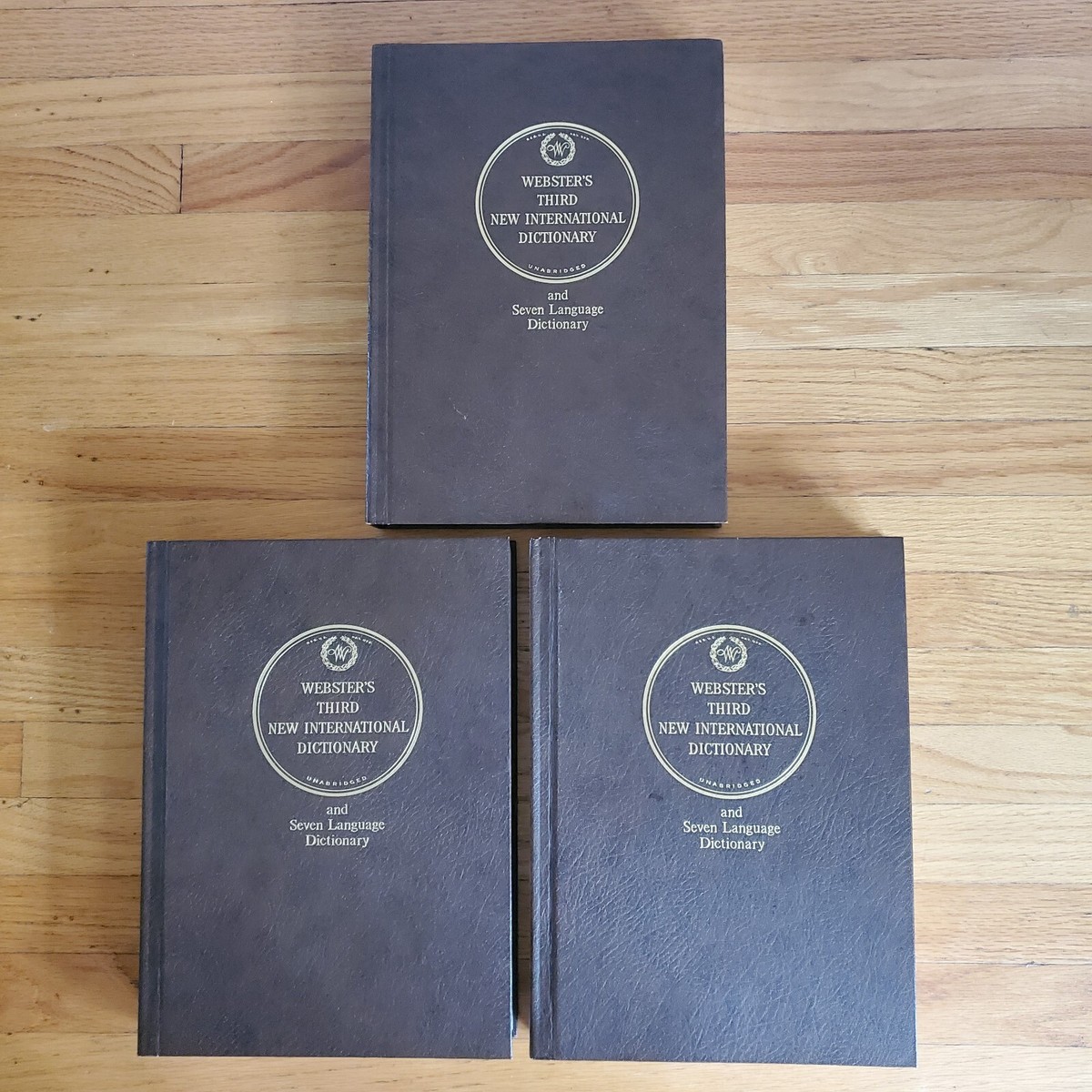 Websters Third New International Dictionary Seven Language