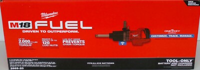 New In Box Milwaukee 2869-20 M18 1'' D-Handle Ext Anvile High Torq Impact Wrench